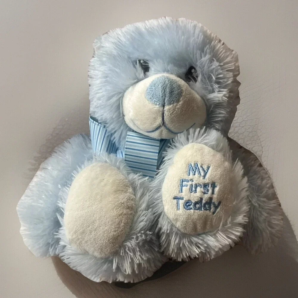 2015 Ty‎ Sweet Baby My First Teddy Plush Baby Blue Stuffed Animal Toy 12